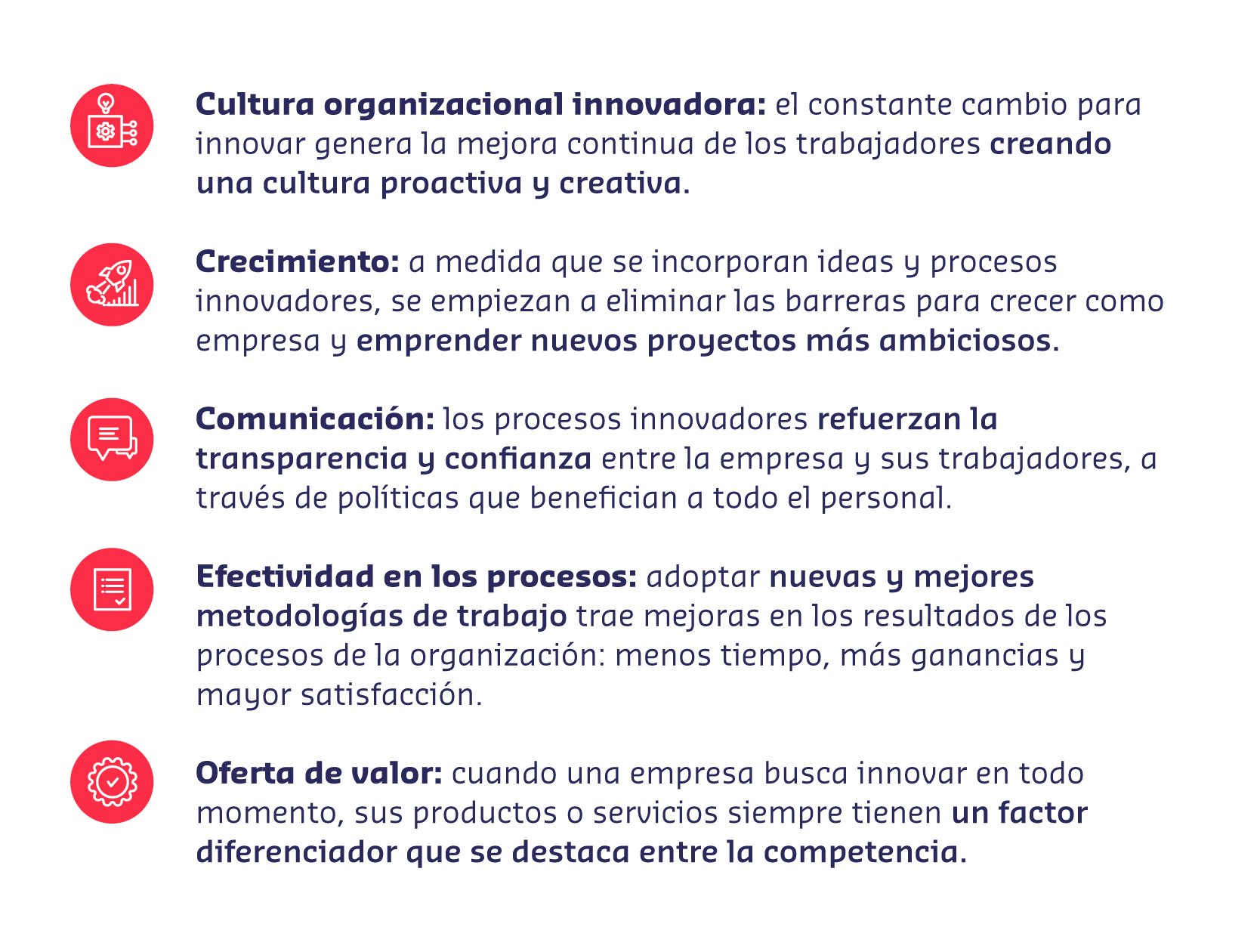 ejemplos de innovación organizacional